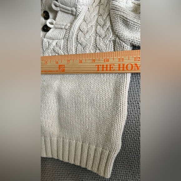 Baby Gap Boy's Cable Knit Cotton Blend Pullover Sweater w/Elbow Patches; Size 2T - Picture 8 of 9